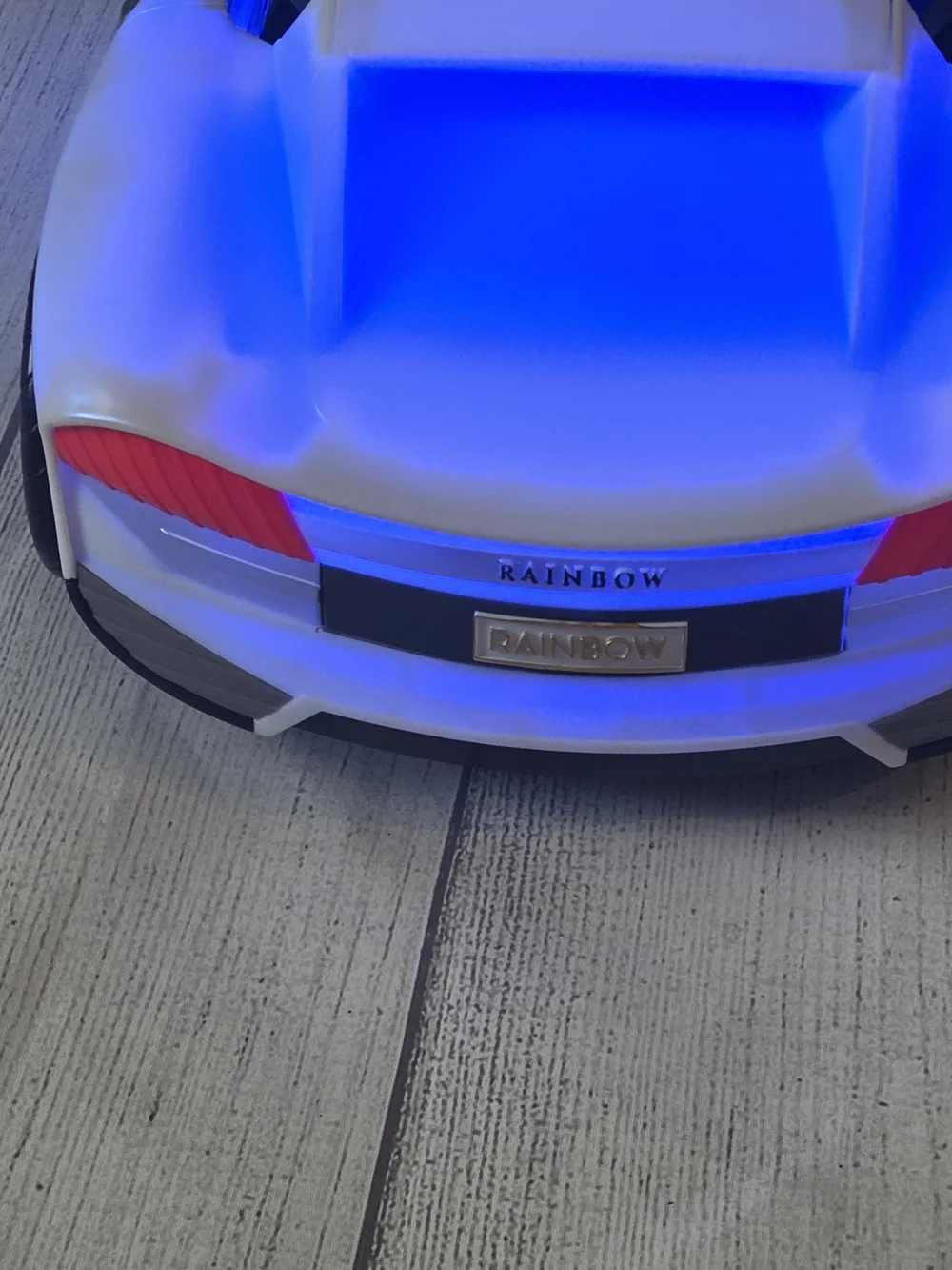 White Convertible Toy Car for Rainbow High Color Changing Vehicle